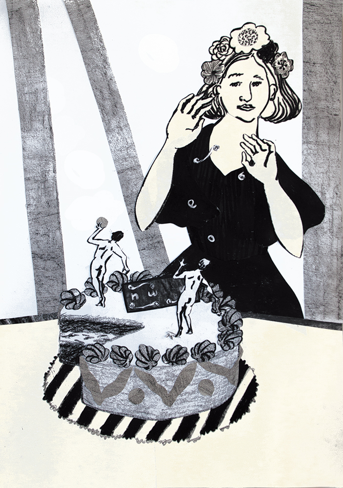illustration「cake」