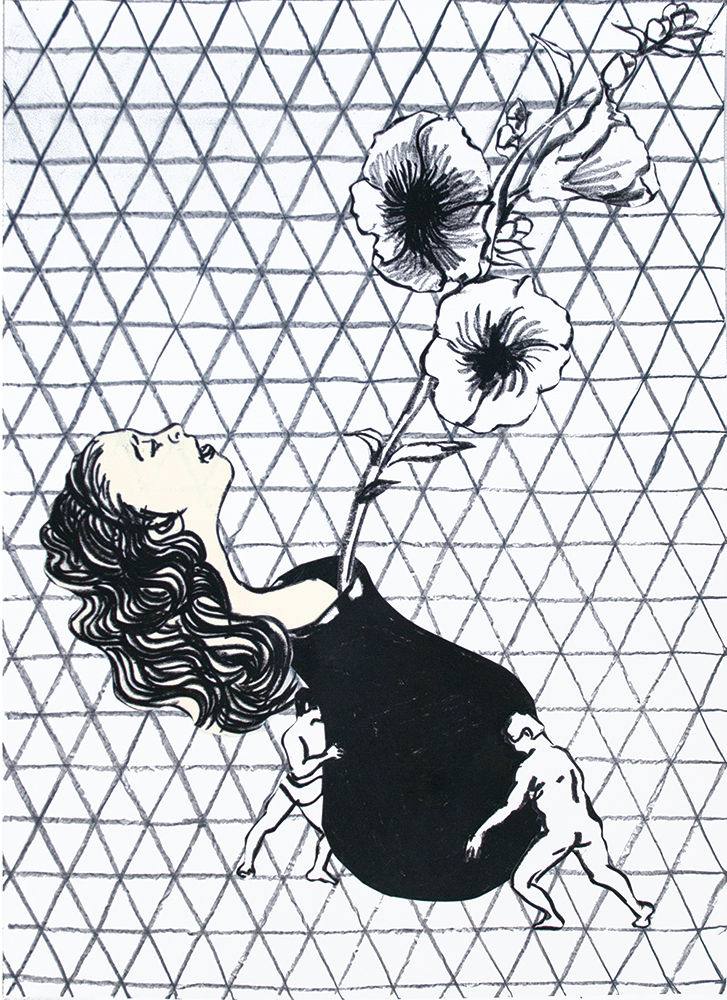 illustration「vase」